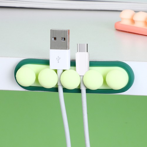 3 Pcs Fastener Self-adhesive Cable Clamps Wire Cord Organizer Clip Desk Holder - Afbeelding 10 van 11