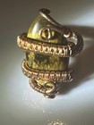VTG NAVAJO Copper Wrapped SERPENT LARGE STONE Tiger Eye Ring Handmade Size 9 — photo 8