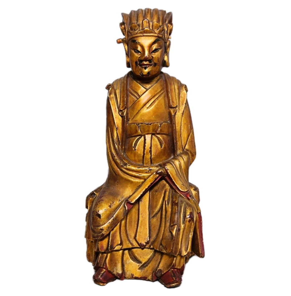 木制金色清朝(1644-1911) 中国朝代中国风雕像、雕像| eBay