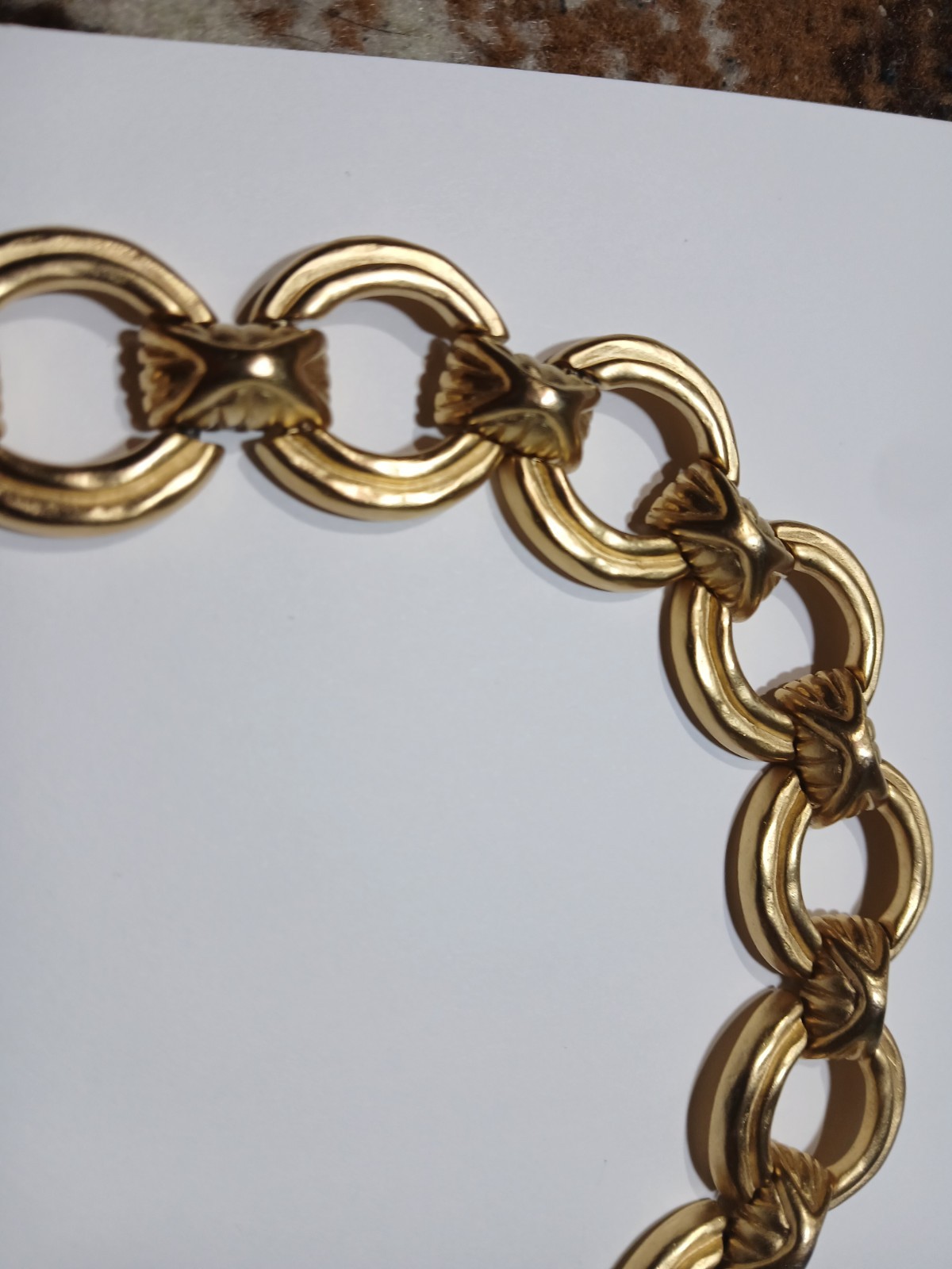 Givenchy Chunky Heavy Interlocking Circle Link Go… - image 7