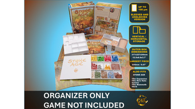 Steinzeit Brettspiel Organizer | passend für Erweiterung