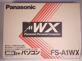 BOXED Panasonic FS-A1WX MSX2+ Computer, RGB SCART Cable, Manual, Controller~USA