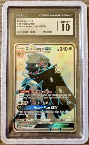 Decidueye-GX graded CGC 10 for sale on eBay