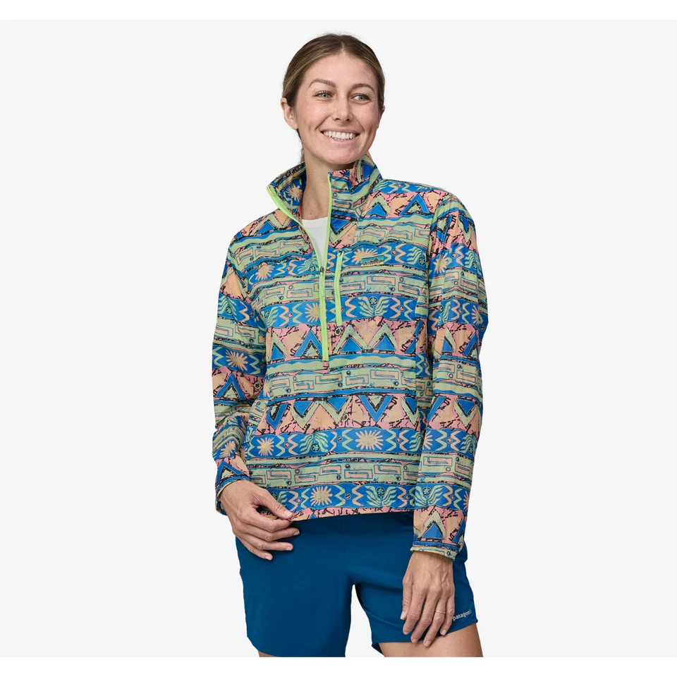 Patagonia Women’s Houdini Stash Pullover Small High Hopes Geo NWT Lightweight - Image 2 of 4