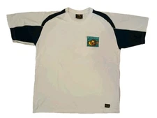 Local Motion T-Shirt Mens XL FIJI Fish GFX Athletic Sleeve Cotton USA Made Vtg