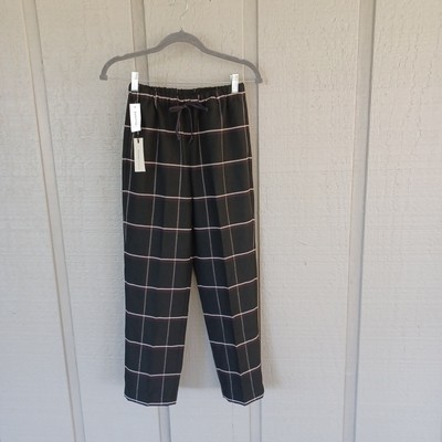 Aritzia The Group Babaton Jimmy Pant Size XS Academia Elastic Drawstring Waist