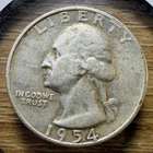 1954-D Washington Quarter - Actual Coin Shown - Free Shipping & Tracking INV#811