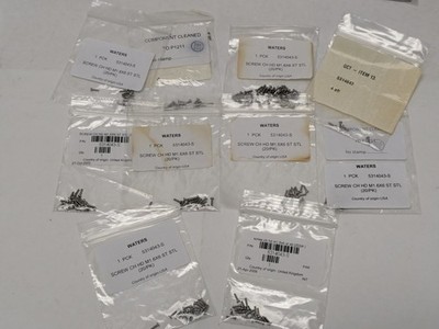 Lot of more than 200 Units of WATERS SCREW CH HD M1.6X6  ST STL Part# 5314043-S