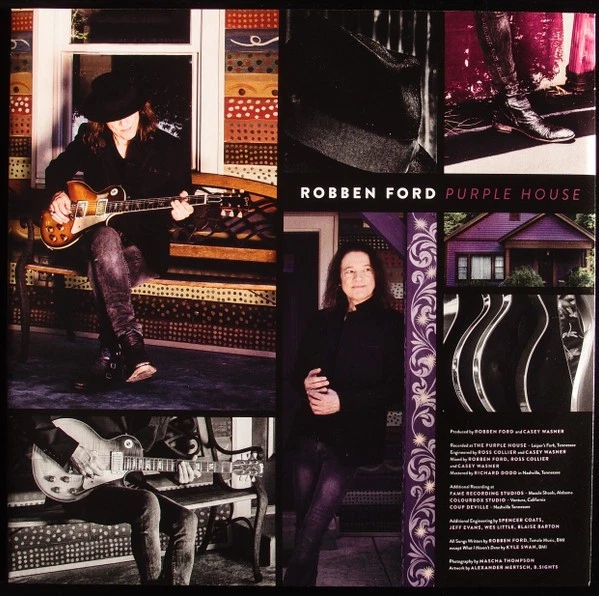 Robben Ford - Purple House LP 2018 Ear NM/NM - Image 4 of 4