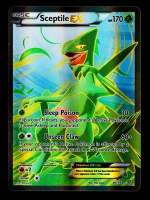 Sceptile EX (84 Full Art) Ultra Rare XY - Ancient Origins 84/98 NM