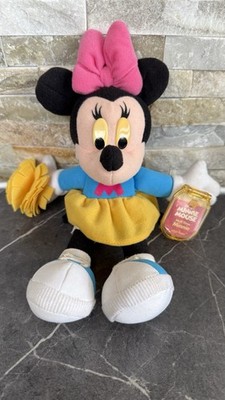 Mattel 10'' Minnie Mouse ''Half-Time Minnie'' Cheerleader Star Bean mit Etikett 11''