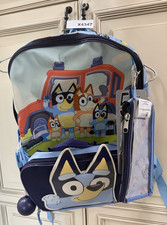 Bluey 16" Youth Kids Backpack, Lunchbox, Pencil Bag, Keychain NEW