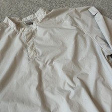Nike - Mens 2XL Vintage Beige Pullover Windbreaker Jacket with pockets
