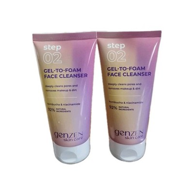 GENZEN SKIN CARE STEP  02 Gel To Form DEEP CLEANS PORES & Removes Make-up & Dirt