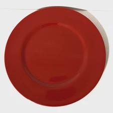 Reston Lloyd 6pc Melamine Salad Plate Set, white with lemon or red