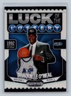 2024-25 Panini Prizm Black #2 Shaquille O'Neal Luck of the Lottery Silver Prizms