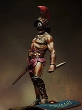 1/24 Resin Gladiator Figure Kit 75mm Ancient Rome Model Unpainted G176