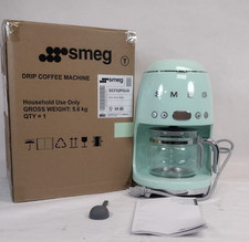Smeg DCF02PGUS Pastel Green 50's Retro Style Drip Coffee Machine -FREE S/H