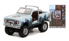 GREENLIGHT,1967 FORD Bronco from the SMOKEY BEAR series in blister pack, 1/64...