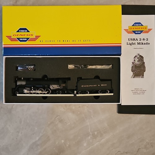 Athearn Genesis HO USRA 2-8-2 Light Mikado Steam Loco C&O #2366 G9013 | Condition: Used
