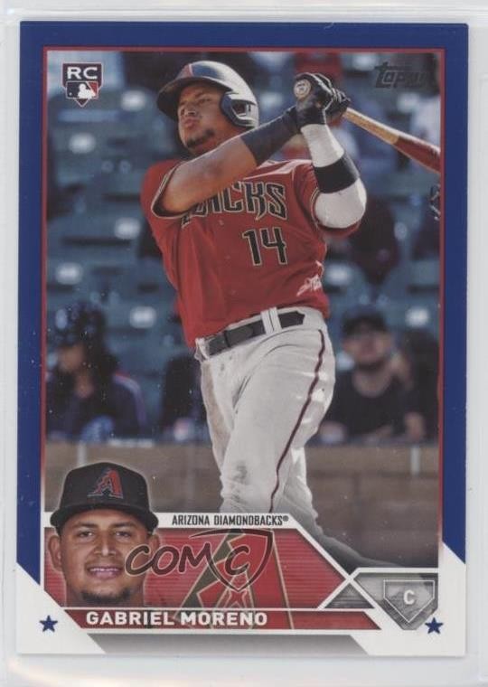 2023 Topps Update Retail Royal Blue Gabriel Moreno #US161 vd3