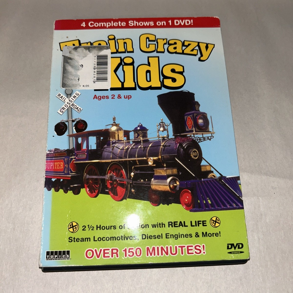 2 DVDs I Love Toy Trains (2004) 90 Min And Train Crazy Kids (2008