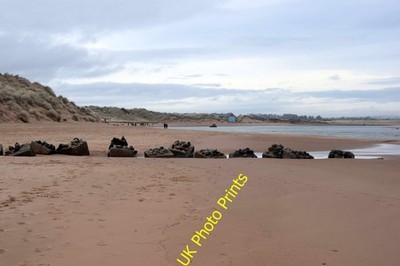 Foto A2 Reste von Panzerfallen, Sands of Forvie Newburgh\/NJ9925 siehe Dose um 2020