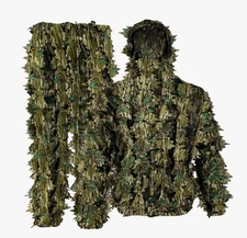Leafy Suit - 3D Hunting Gear Suit, Camo Hunting Suits, Breathable Leafy Jacke...