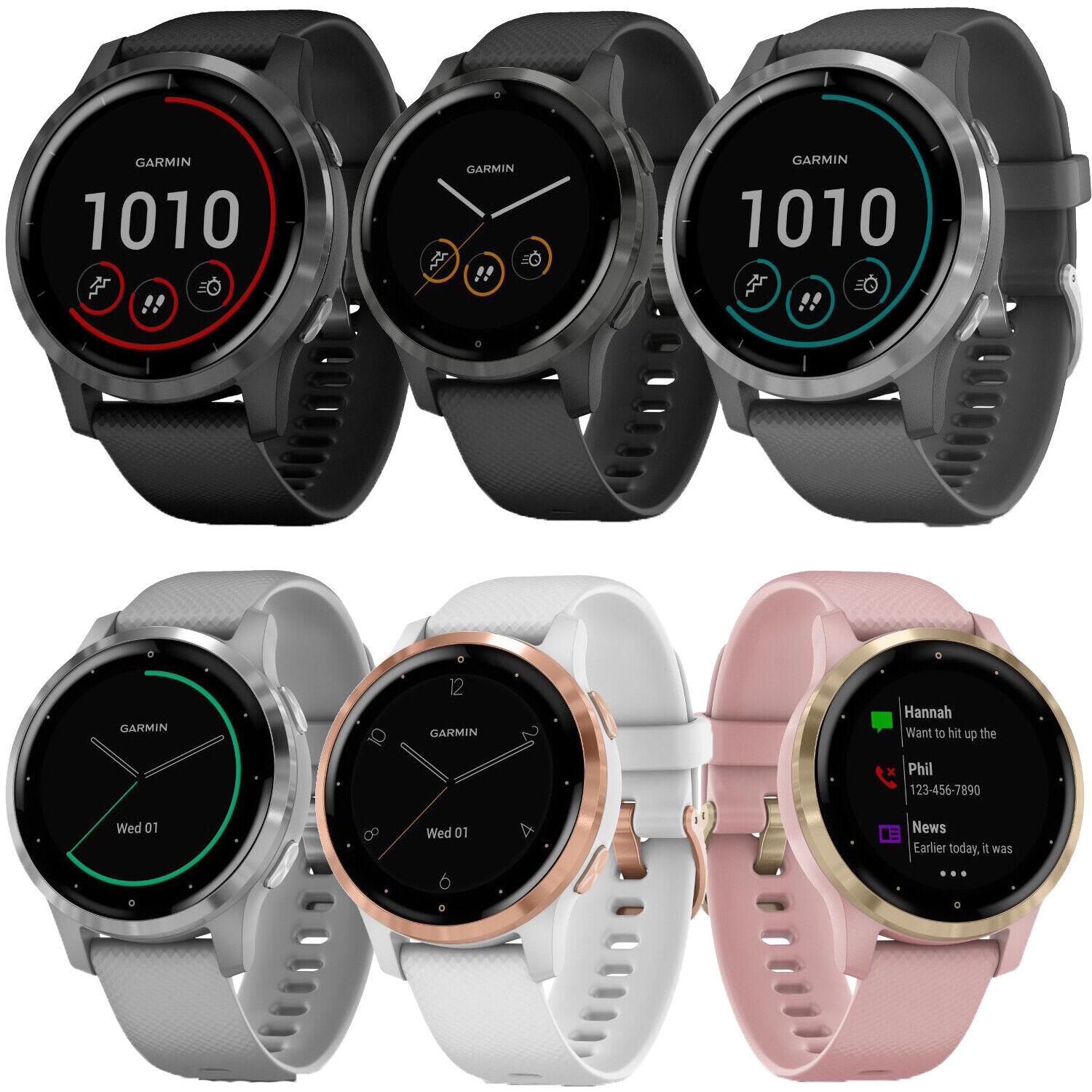 Garmin 4/4S Smartwatch Fitness Tracker - Choose Color | eBay