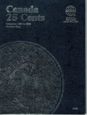 New Whitman Canada Quarters 1990-2000 #4 For All 46 Twenty Five Cent Issues!