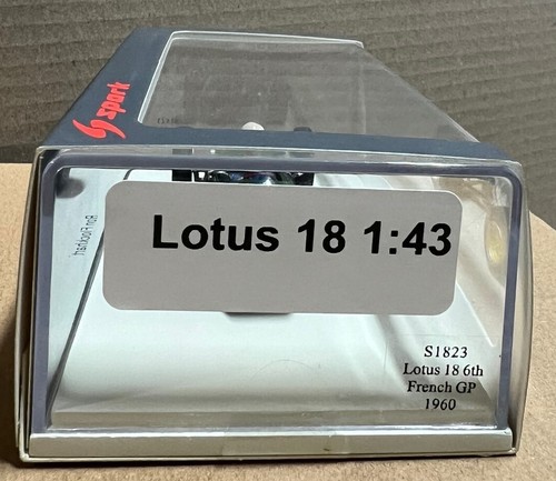 Lotus 18, #22 Ron Flockhart, French Grand Prix 1960. 1:43 Spark Model #S1823. - Picture 6 of 8
