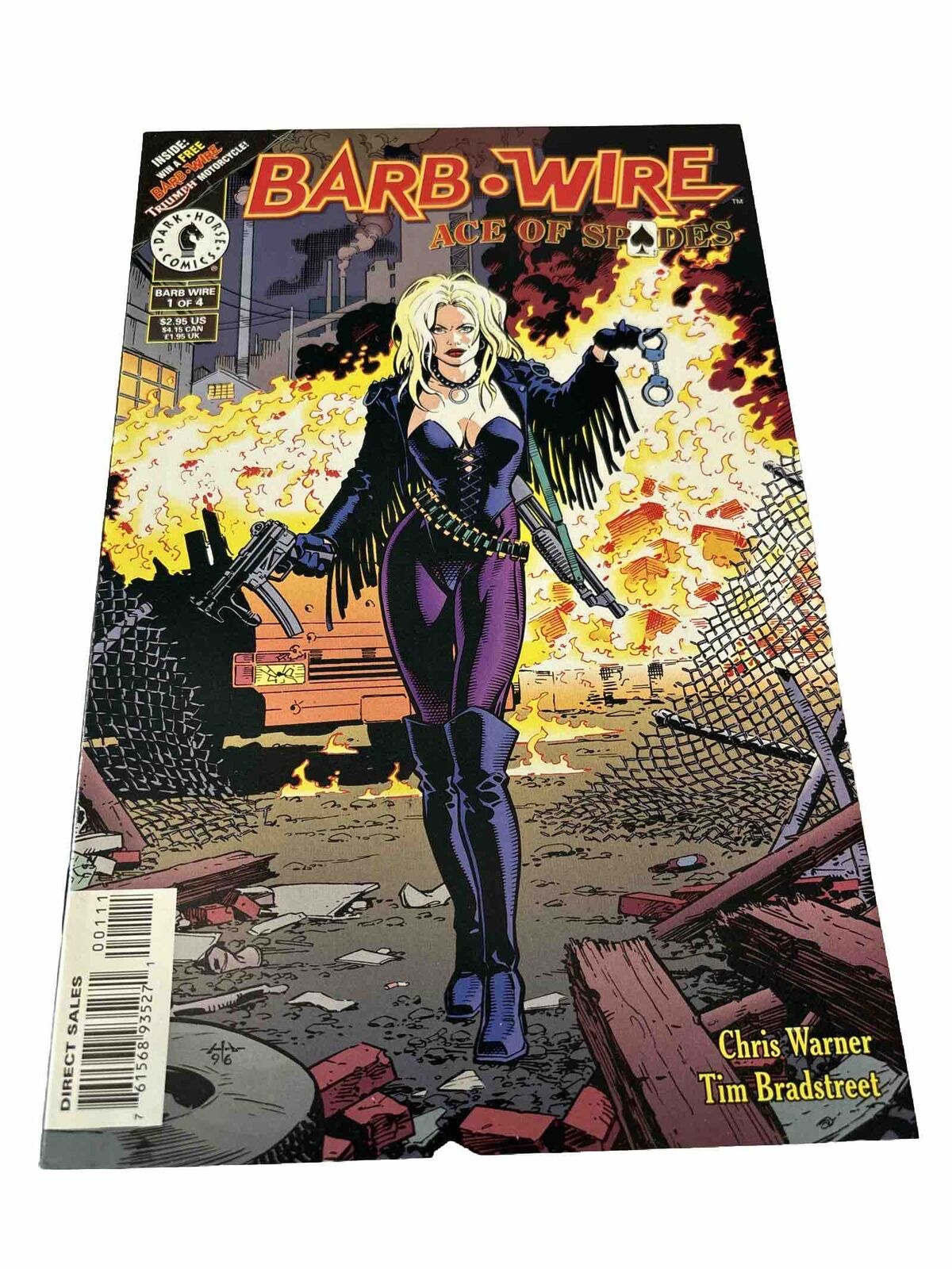 Dark Horse Comics Barb Wire Ace/Spades #1 NM Unread Condition May 1996 (box28)