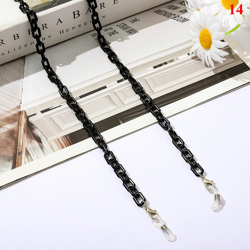 Eyeglass Chain Sunglasses Read Bead Glasses Chain Holder Eyewear Rope