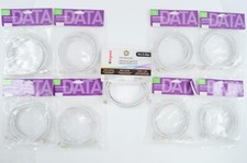 LOT OF 9 Legrand On-Q 7 Foot Cat 5e Patch Cable White AC3507WHV1