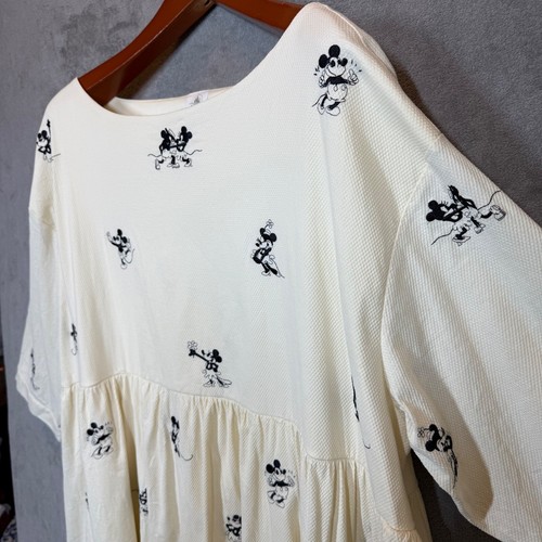 Disney Parks Noir Collection Mickey & Minnie Mouse Embroidered Dress Size 3X - Picture 4 of 19