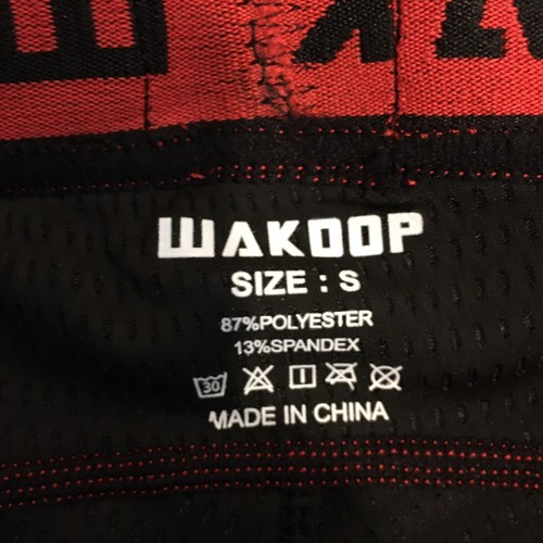 Black Bike Cycling Padded Quick Dry Underwear Boxer Shorts WAKDOP Size Small - Picture 3 of 6
