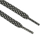 Ropes Laces Classic Flats Shoe Laces in Grey and Black
