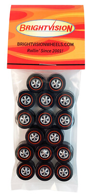 16 Brightvision Redline Wheels - 16 NEW XL Hong Kong Bearing Bright Chrome Style