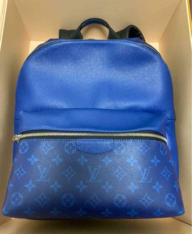louis vuitton discovery backpack blue