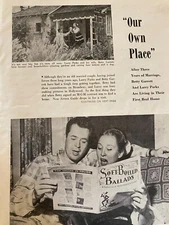 Larry Parks, Full Page Vintage Clipping, a