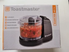 Toastmaster 1.5 Cup Mini Chopper with Stainless Steel Blades Electric - Black