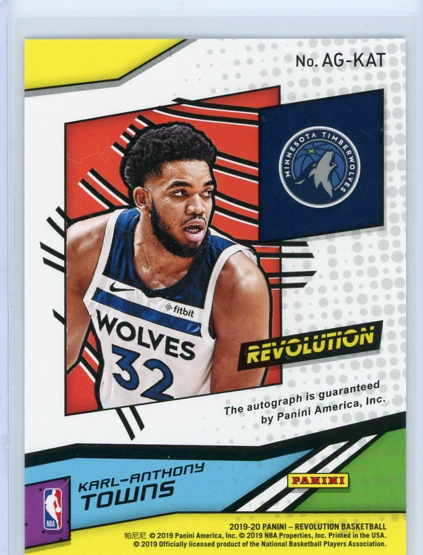 2019-20 Panini Revolution Basketball Autograph #AG-KAT Karl 