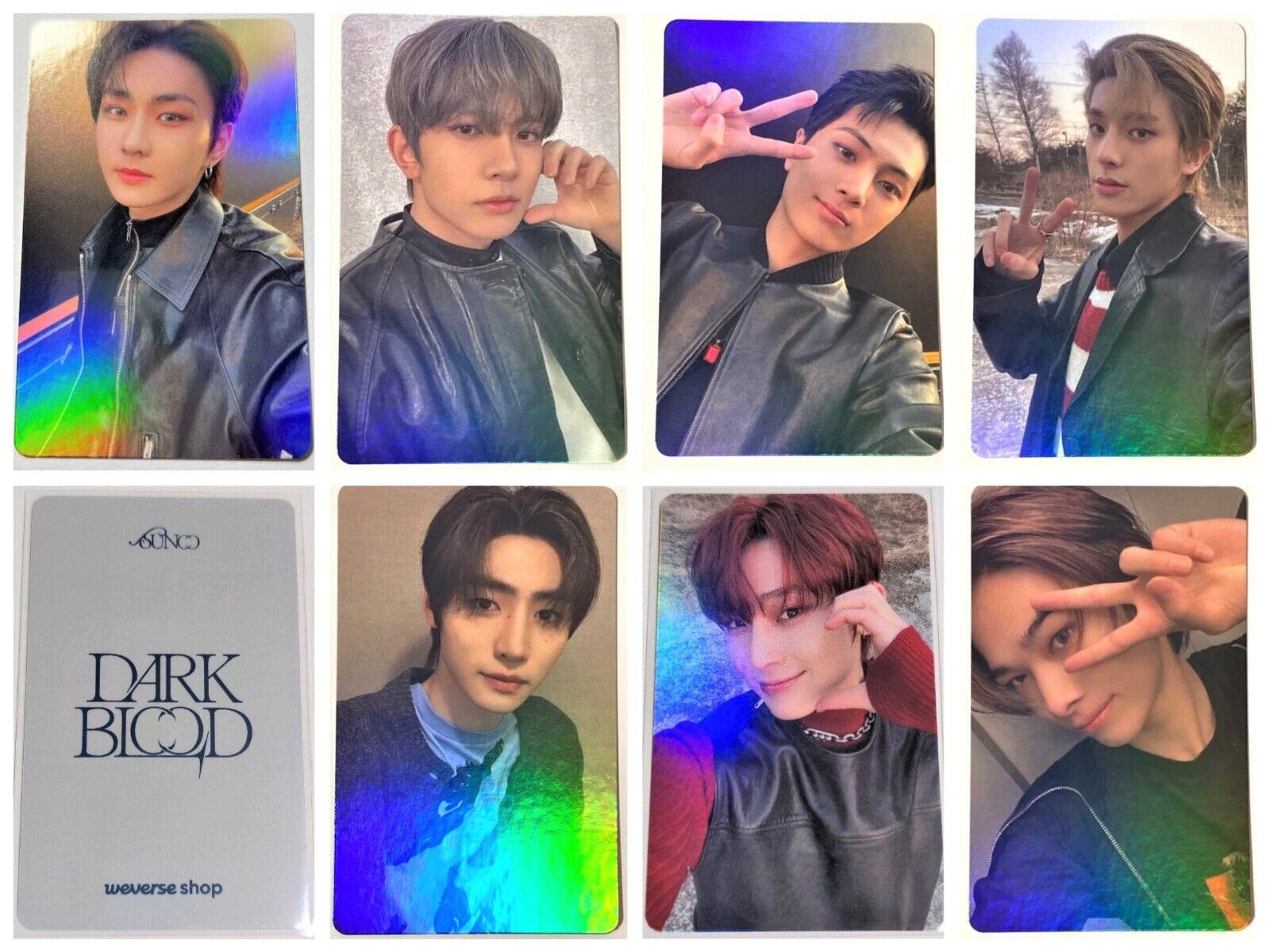 ENHYPEN Dark Blood Weverse Global Shop Showcase ENGENE ver. Limited  Photocard PC