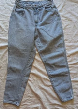 PS Gitano 80's Vintage Jeans Denim Light Wash High Waist Mom Straight 16