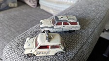 Dinky mini cooper 250 & Corgi Ford Zephyr Motorway Patrol Car - for restoration