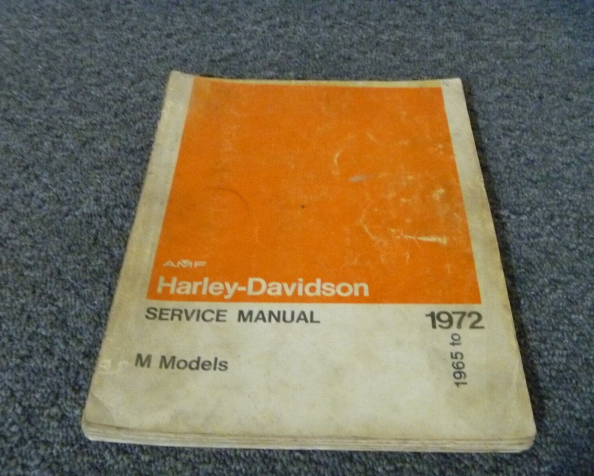 1966 Harley Davidson M-50 M-50S Motorcycle Shop Service Repair 