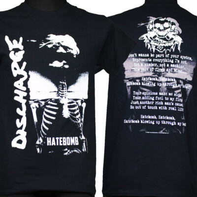 DISCHARGE Shirt S L Conflict/Disorder/Chaos UK/Subhumans/GBH/Broken Bones