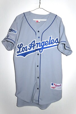 Dodgers Yamamoto La Dodgers Jersey Grey NWT Vtg Russell Athletic