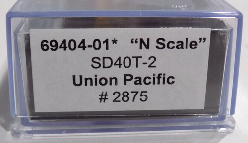 InterMountain N Scale Item #69404-01 SD40T-2 Union Pacific Cab #2875 NIB - Picture 3 of 3