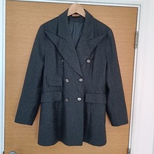 Vivienne Westwood White Label~ Vintage Granite Grey Wool Jacket Uk14